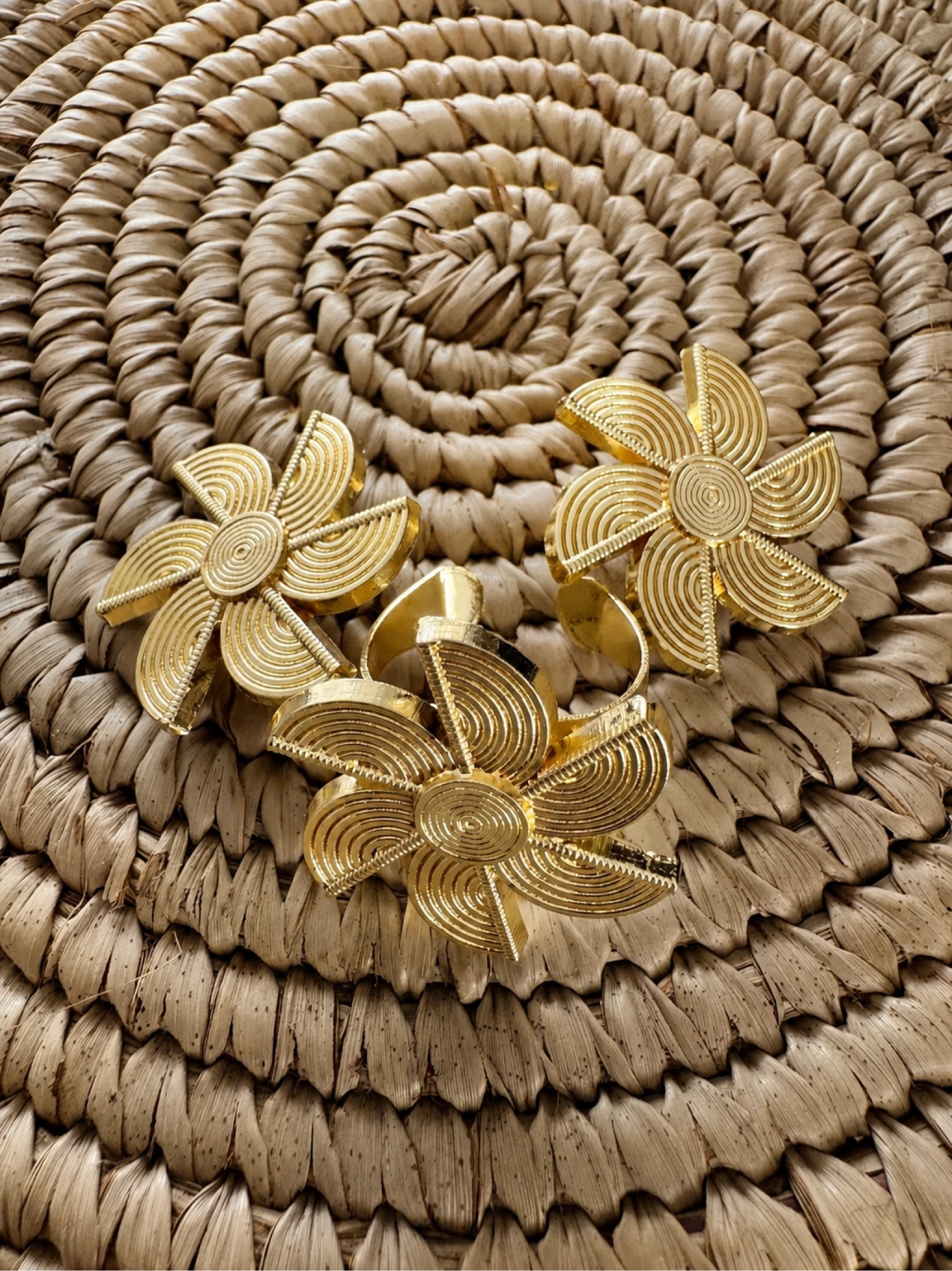 Ensemble bijoux plaqué or